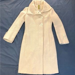 ❌ Soia & Kyo Long Cream Wool Blend Coat